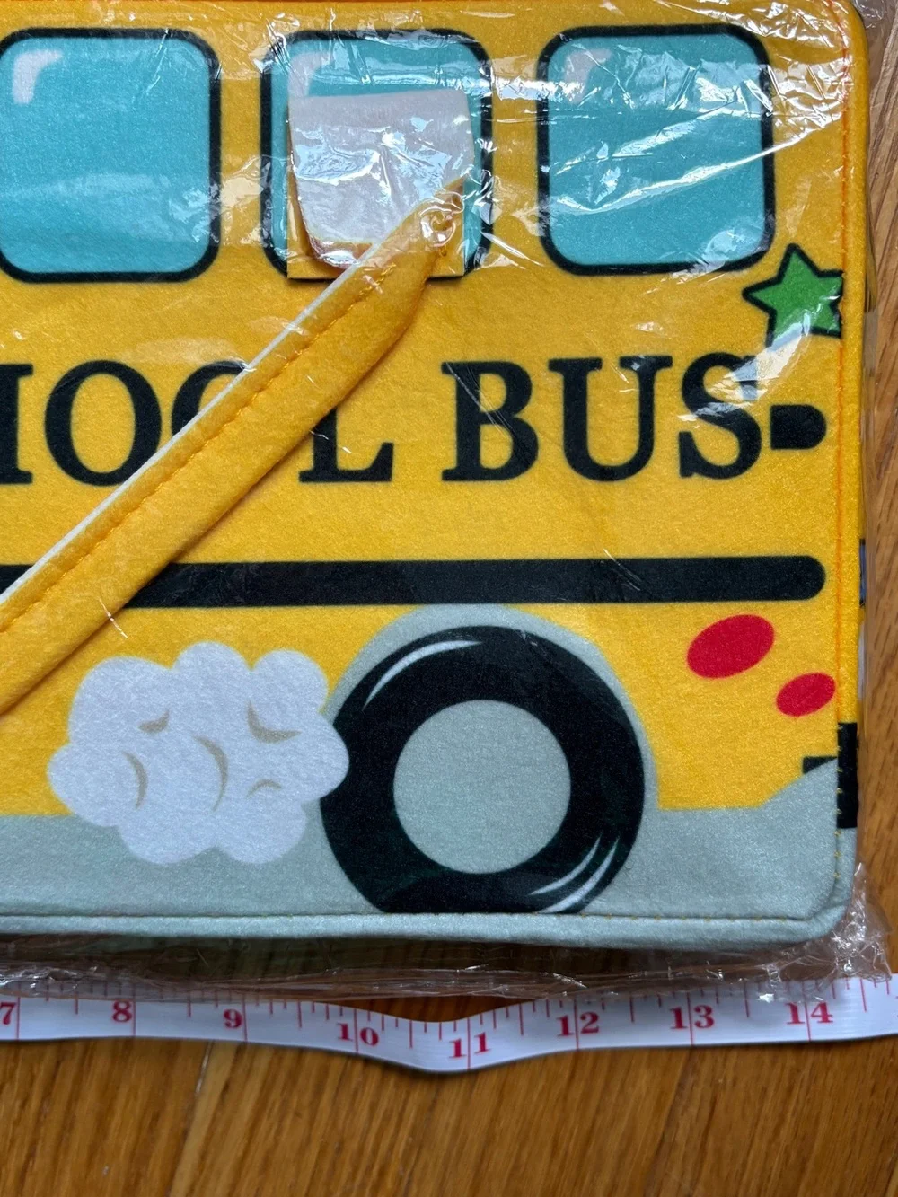 NWT Berteau & Co School Bus Pencil Pouch Organizer Teacher Gift